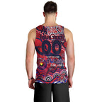 Custom NAIDOC Week 2024 Demons Men Tank Top Aboriginal Animals Keep The Fire Burning