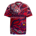 Custom NAIDOC Week 2024 Demons Rugby Jersey Aboriginal Animals Keep The Fire Burning