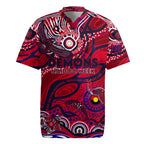 Custom NAIDOC Week 2024 Demons Rugby Jersey Aboriginal Animals Keep The Fire Burning
