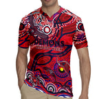 Custom NAIDOC Week 2024 Demons Rugby Jersey Aboriginal Animals Keep The Fire Burning