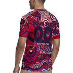 Custom NAIDOC Week 2024 Demons Rugby Jersey Aboriginal Animals Keep The Fire Burning