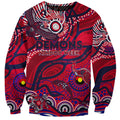 Custom NAIDOC Week 2024 Demons Sweatshirt Aboriginal Animals Keep The Fire Burning