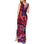 Custom NAIDOC Week 2024 Demons Tank Maxi Dress Aboriginal Animals Keep The Fire Burning