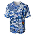 Custom NAIDOC Week 2024 Kangaroos Baseball Jersey Aboriginal Animals Keep The Fire Burning