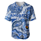 Custom NAIDOC Week 2024 Kangaroos Baseball Jersey Aboriginal Animals Keep The Fire Burning