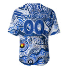 Custom NAIDOC Week 2024 Kangaroos Baseball Jersey Aboriginal Animals Keep The Fire Burning