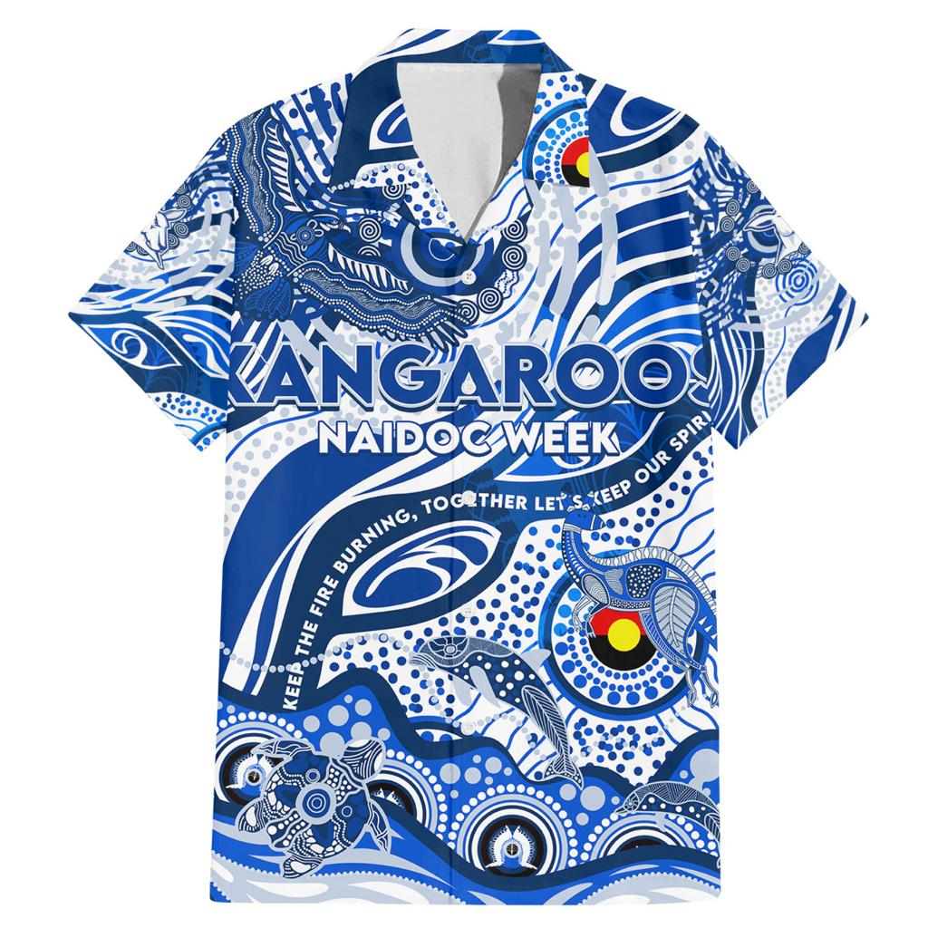 Custom NAIDOC Week 2024 Kangaroos Family Matching Mermaid Dress and Hawaiian Shirt Aboriginal Animals Keep The Fire Burning