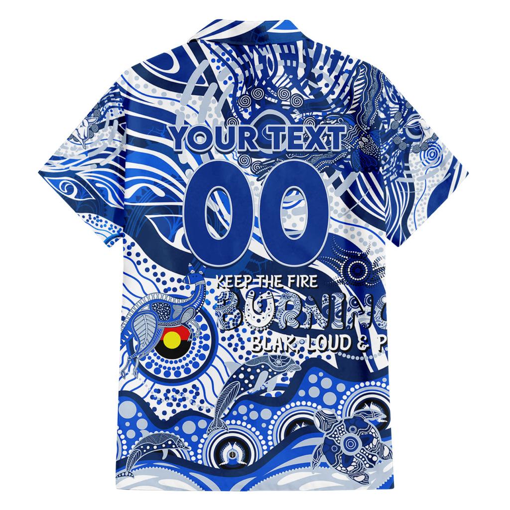 Custom NAIDOC Week 2024 Kangaroos Family Matching Off Shoulder Maxi Dress and Hawaiian Shirt Aboriginal Animals Keep The Fire Burning