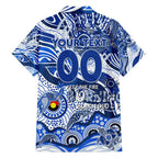Custom NAIDOC Week 2024 Kangaroos Family Matching Puletasi and Hawaiian Shirt Aboriginal Animals Keep The Fire Burning
