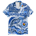 Custom NAIDOC Week 2024 Kangaroos Family Matching Short Sleeve Bodycon Dress and Hawaiian Shirt Aboriginal Animals Keep The Fire Burning
