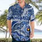 Custom NAIDOC Week 2024 Kangaroos Hawaiian Shirt Aboriginal Animals Keep The Fire Burning