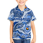 Custom NAIDOC Week 2024 Kangaroos Kid Hawaiian Shirt Aboriginal Animals Keep The Fire Burning