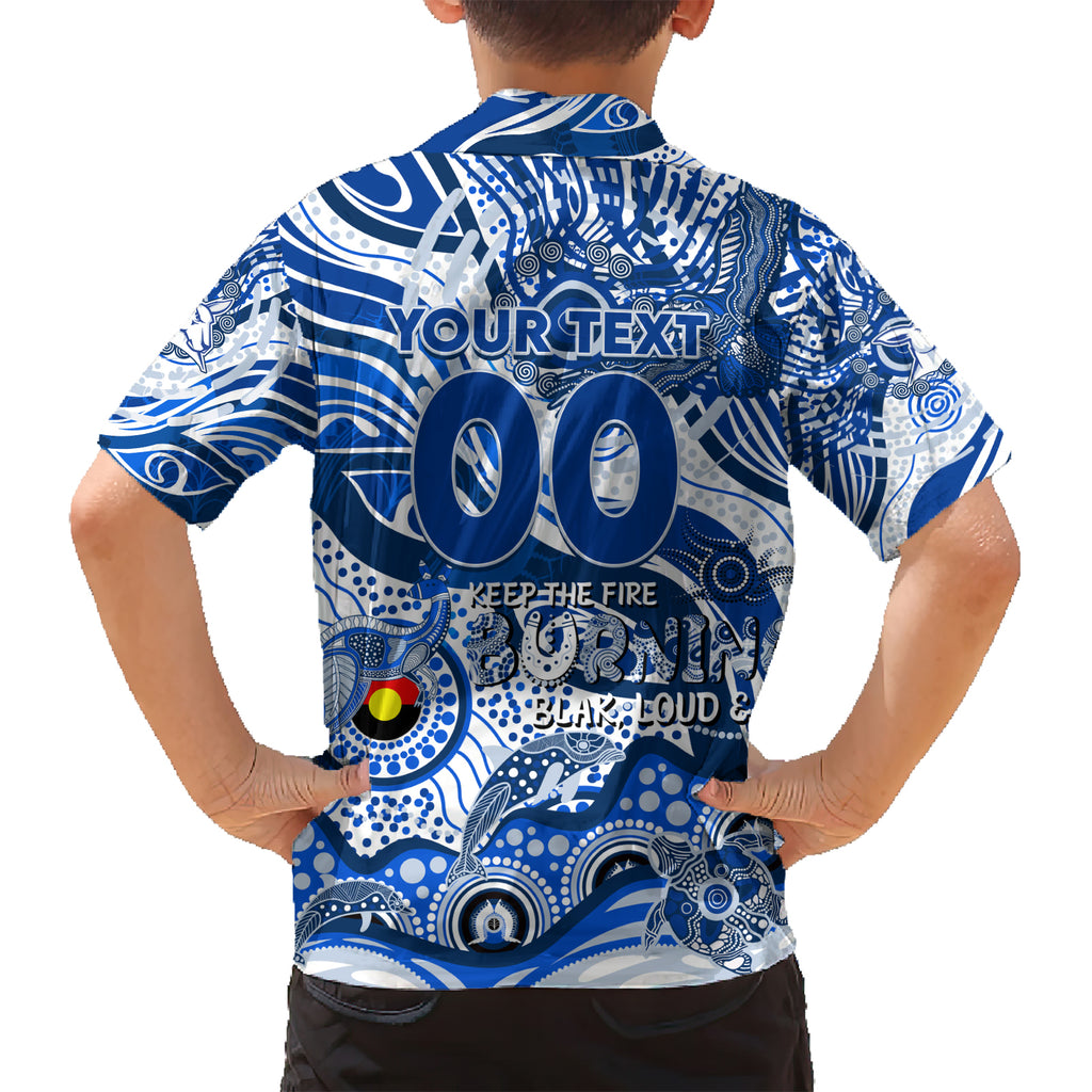 Custom NAIDOC Week 2024 Kangaroos Kid Hawaiian Shirt Aboriginal Animals Keep The Fire Burning