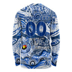 Custom NAIDOC Week 2024 Kangaroos Long Sleeve Shirt Aboriginal Animals Keep The Fire Burning