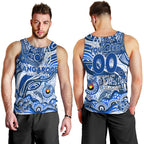 Custom NAIDOC Week 2024 Kangaroos Men Tank Top Aboriginal Animals Keep The Fire Burning