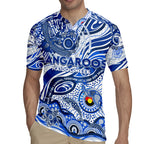 Custom NAIDOC Week 2024 Kangaroos Rugby Jersey Aboriginal Animals Keep The Fire Burning