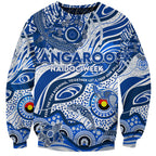 Custom NAIDOC Week 2024 Kangaroos Sweatshirt Aboriginal Animals Keep The Fire Burning