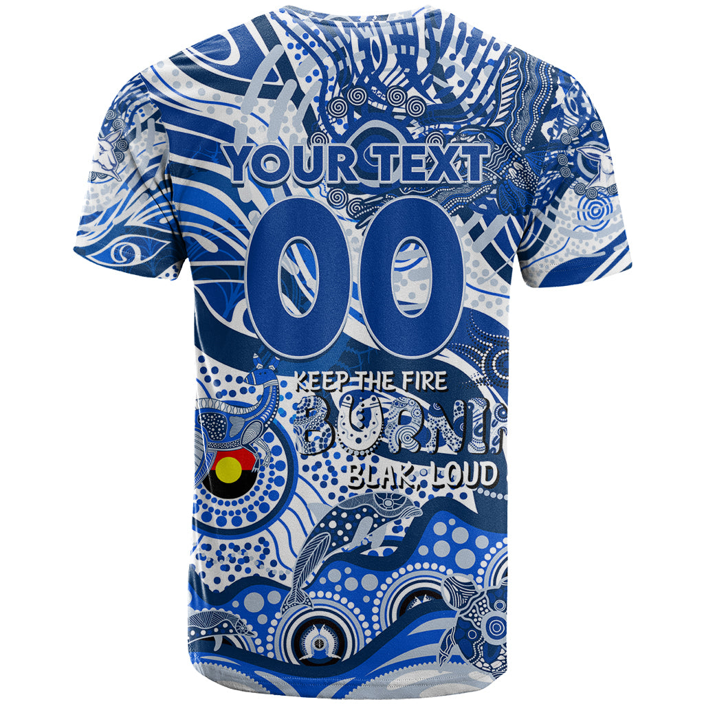 Custom NAIDOC Week 2024 Kangaroos T Shirt Aboriginal Animals Keep The Fire Burning