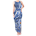 Custom NAIDOC Week 2024 Kangaroos Tank Maxi Dress Aboriginal Animals Keep The Fire Burning