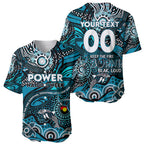 Custom NAIDOC Week 2024 Power Baseball Jersey Aboriginal Animals Keep The Fire Burning
