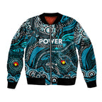 Custom NAIDOC Week 2024 Power Bomber Jacket Aboriginal Animals Keep The Fire Burning