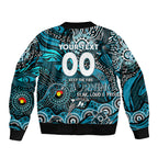 Custom NAIDOC Week 2024 Power Bomber Jacket Aboriginal Animals Keep The Fire Burning