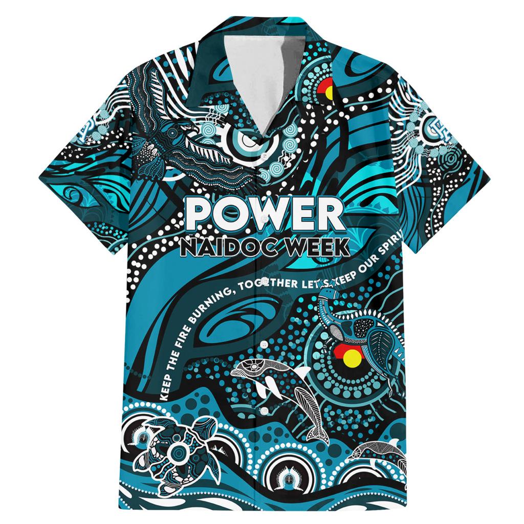 Custom NAIDOC Week 2024 Power Family Matching Mermaid Dress and Hawaiian Shirt Aboriginal Animals Keep The Fire Burning