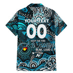 Custom NAIDOC Week 2024 Power Family Matching Mermaid Dress and Hawaiian Shirt Aboriginal Animals Keep The Fire Burning
