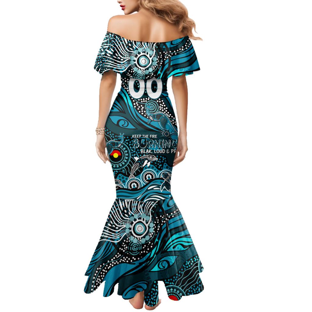 Custom NAIDOC Week 2024 Power Family Matching Mermaid Dress and Hawaiian Shirt Aboriginal Animals Keep The Fire Burning