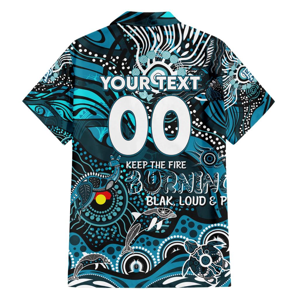 Custom NAIDOC Week 2024 Power Family Matching Short Sleeve Bodycon Dress and Hawaiian Shirt Aboriginal Animals Keep The Fire Burning