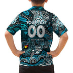 Custom NAIDOC Week 2024 Power Family Matching Summer Maxi Dress and Hawaiian Shirt Aboriginal Animals Keep The Fire Burning