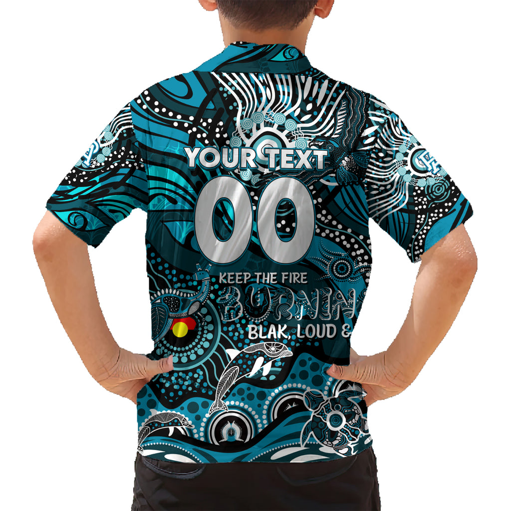 Custom NAIDOC Week 2024 Power Kid Hawaiian Shirt Aboriginal Animals Keep The Fire Burning