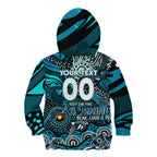 Custom NAIDOC Week 2024 Power Kid Hoodie Aboriginal Animals Keep The Fire Burning