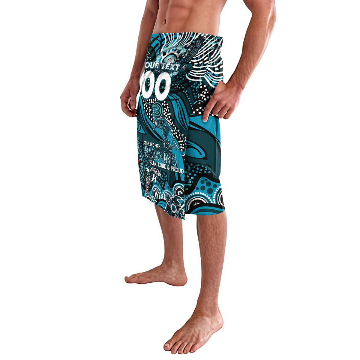Custom NAIDOC Week 2024 Power Lavalava Aboriginal Animals Keep The Fire Burning