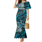 Custom NAIDOC Week 2024 Power Mermaid Dress Aboriginal Animals Keep The Fire Burning