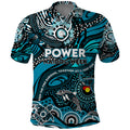 Custom NAIDOC Week 2024 Power Polo Shirt Aboriginal Animals Keep The Fire Burning