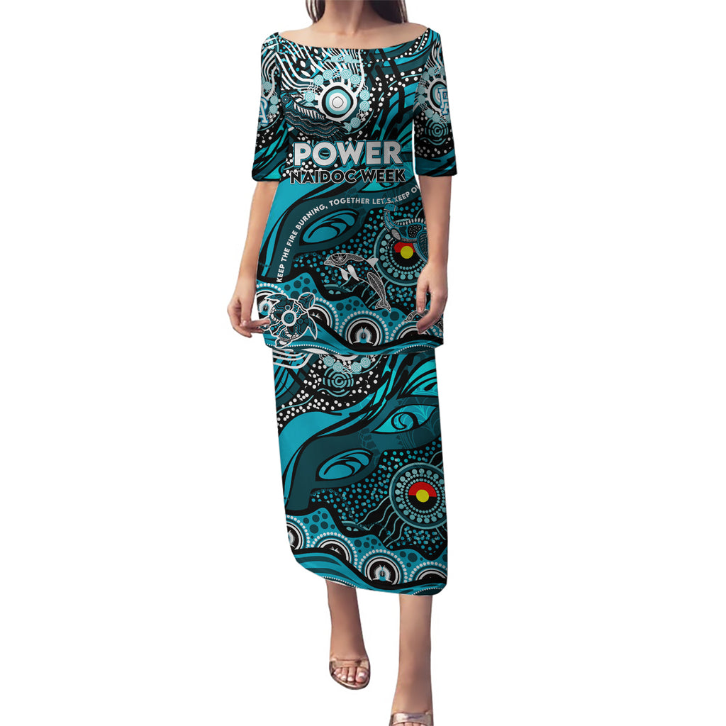 Custom NAIDOC Week 2024 Power Puletasi Aboriginal Animals Keep The Fire Burning