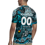 Custom NAIDOC Week 2024 Power Rugby Jersey Aboriginal Animals Keep The Fire Burning