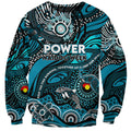 Custom NAIDOC Week 2024 Power Sweatshirt Aboriginal Animals Keep The Fire Burning
