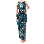 Custom NAIDOC Week 2024 Power Tank Maxi Dress Aboriginal Animals Keep The Fire Burning