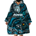 Custom NAIDOC Week 2024 Power Wearable Blanket Hoodie Aboriginal Animals Keep The Fire Burning