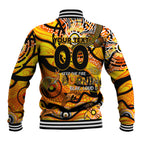 Custom NAIDOC Week 2024 Tiger Baseball Jacket Aboriginal Animals Keep The Fire Burning