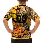 Custom NAIDOC Week 2024 Tiger Family Matching Long Sleeve Bodycon Dress and Hawaiian Shirt Aboriginal Animals Keep The Fire Burning