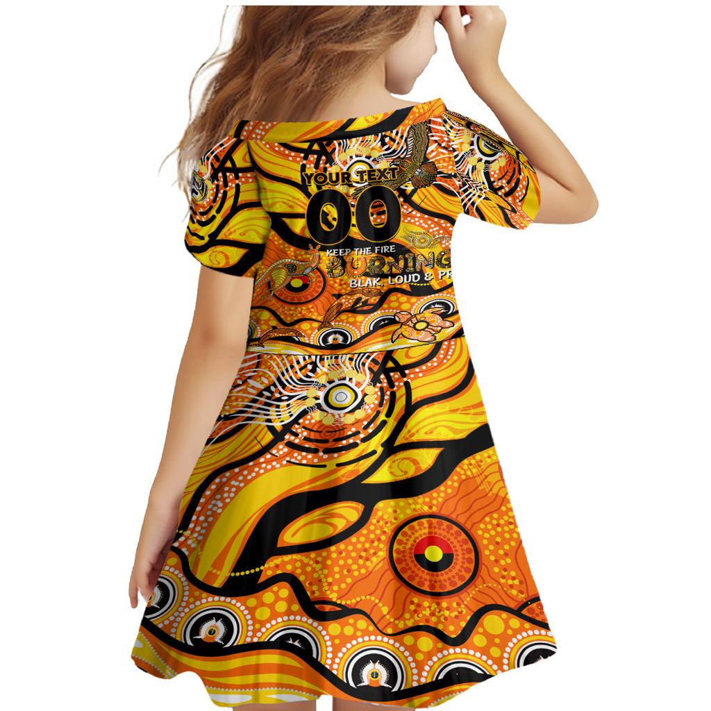 Custom NAIDOC Week 2024 Tiger Family Matching Mermaid Dress and Hawaiian Shirt Aboriginal Animals Keep The Fire Burning