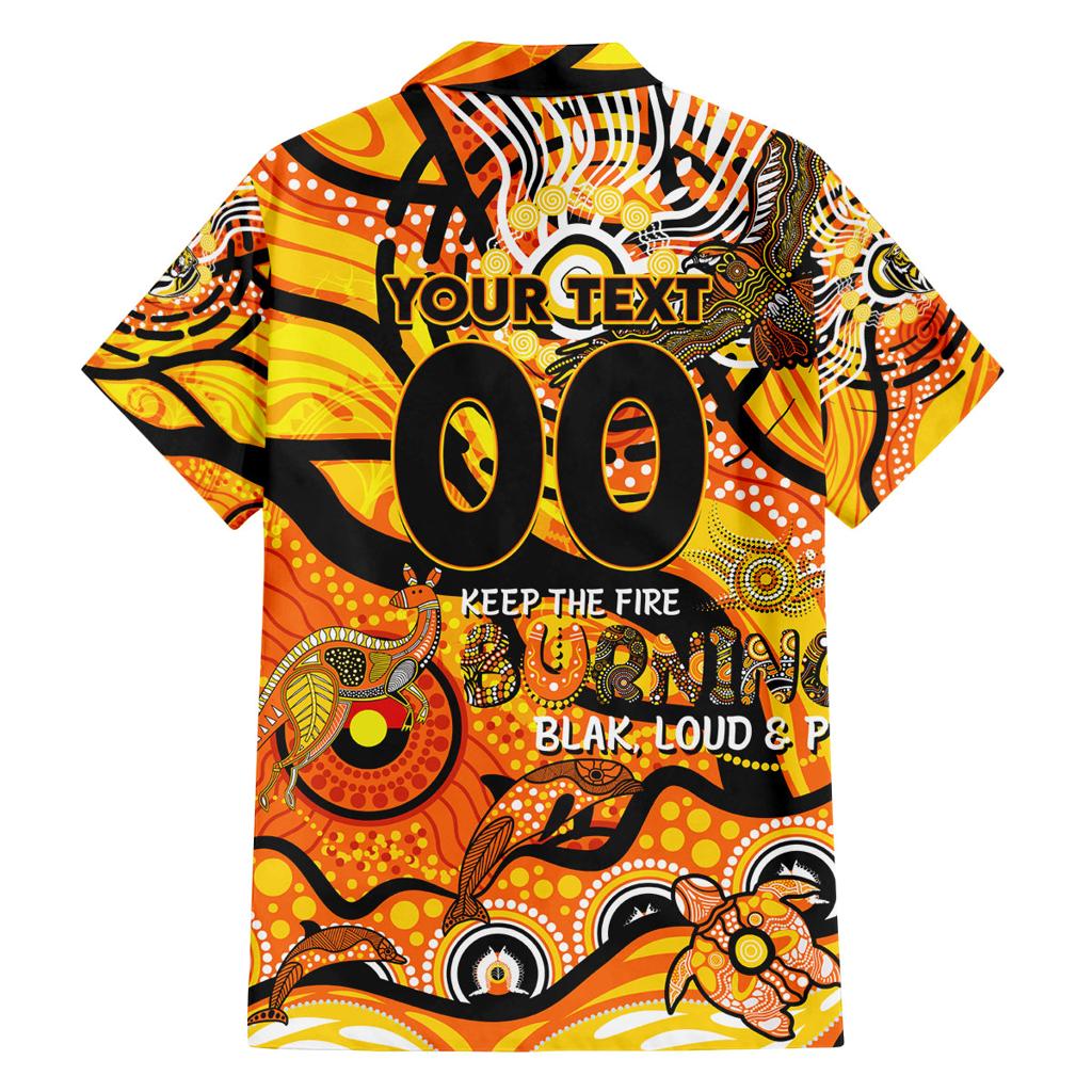 Custom NAIDOC Week 2024 Tiger Family Matching Summer Maxi Dress and Hawaiian Shirt Aboriginal Animals Keep The Fire Burning