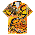 Custom NAIDOC Week 2024 Tiger Hawaiian Shirt Aboriginal Animals Keep The Fire Burning