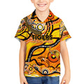 Custom NAIDOC Week 2024 Tiger Kid Hawaiian Shirt Aboriginal Animals Keep The Fire Burning