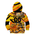 Custom NAIDOC Week 2024 Tiger Kid Hoodie Aboriginal Animals Keep The Fire Burning