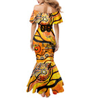 Custom NAIDOC Week 2024 Tiger Mermaid Dress Aboriginal Animals Keep The Fire Burning