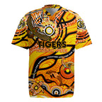 Custom NAIDOC Week 2024 Tiger Rugby Jersey Aboriginal Animals Keep The Fire Burning